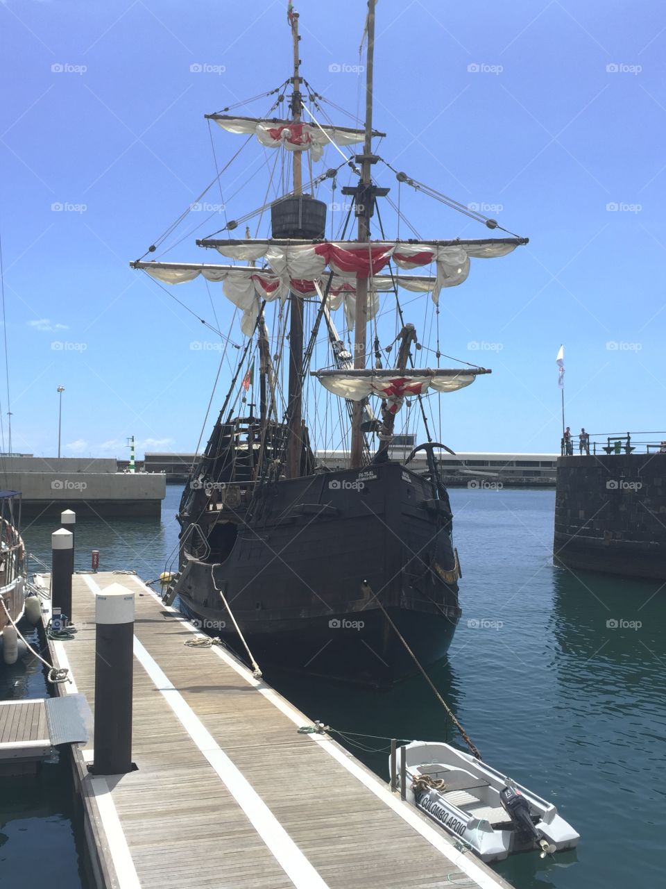 Pirate ship in Madere, Portugal