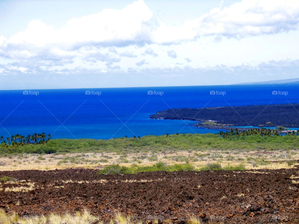 ocean blue view pacific by vincentm