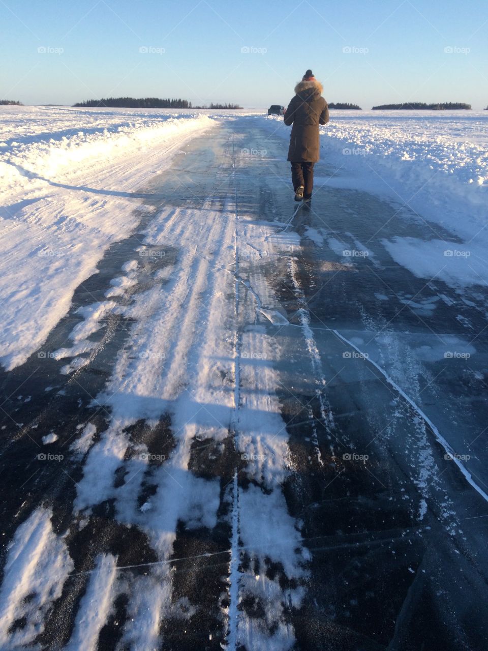 Ice Road Strollin, La Ronge, Saskatchewan