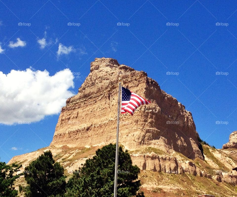 Scott's Bluff Flag