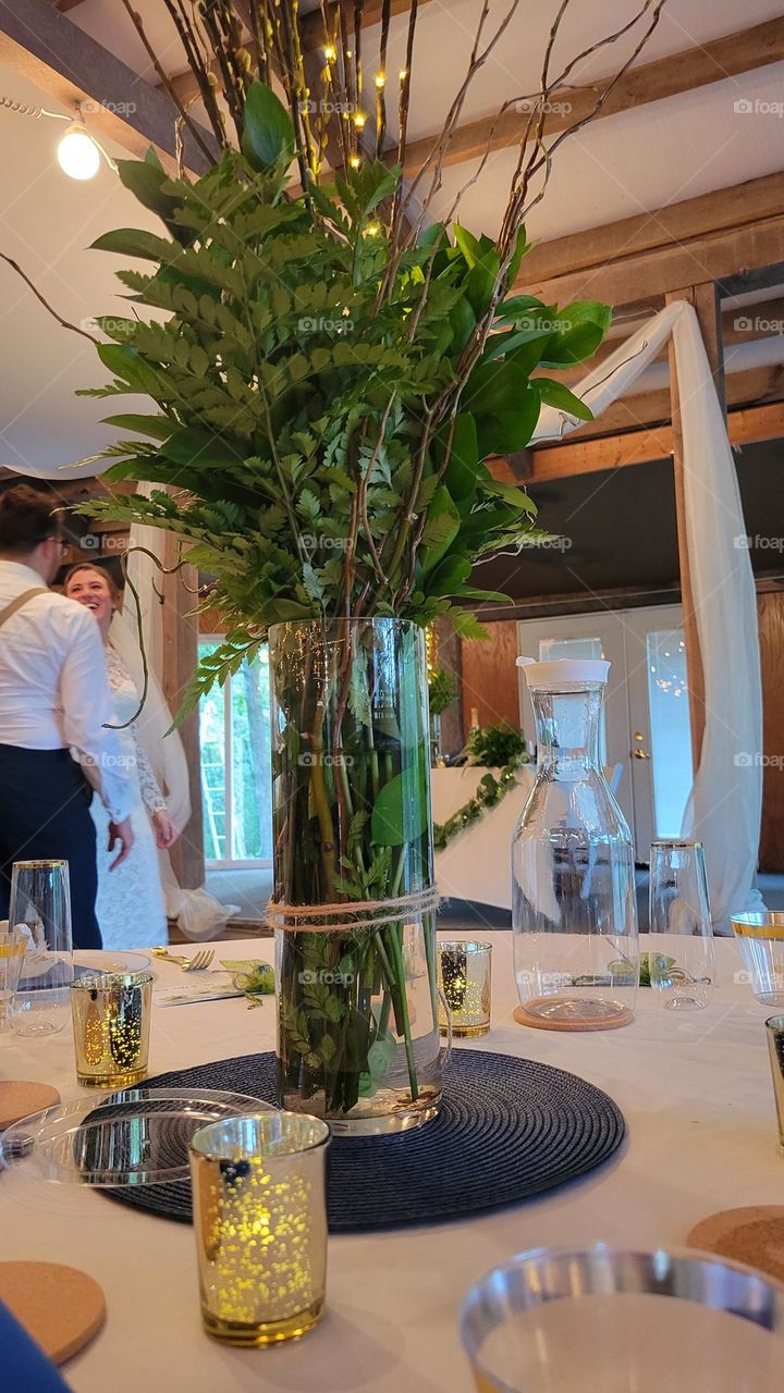 wedding floral centerpiece