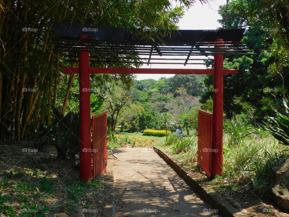 Entering the gates of pure tranquility.
Durban Japanese Gardens 
South Africa 