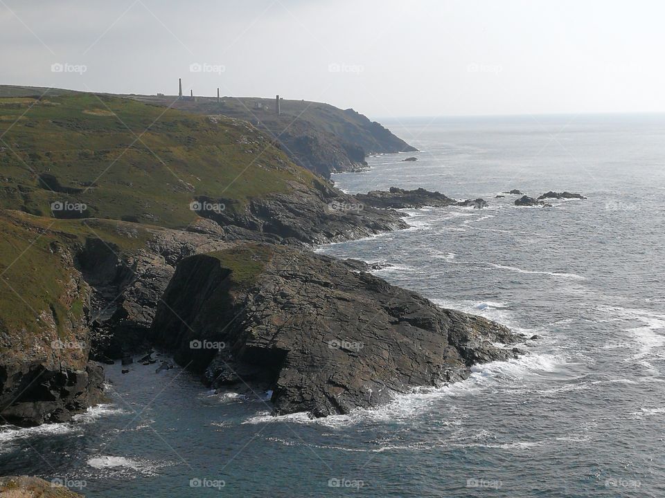 Cornish coast towards Botallack