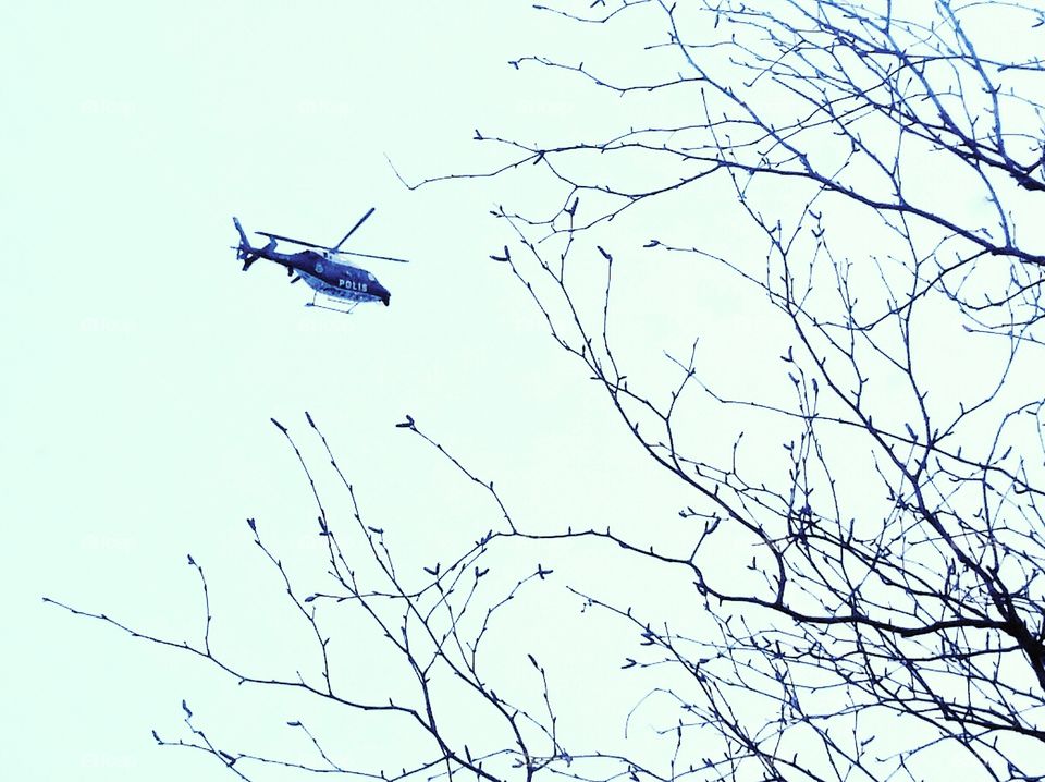 Police helicopter