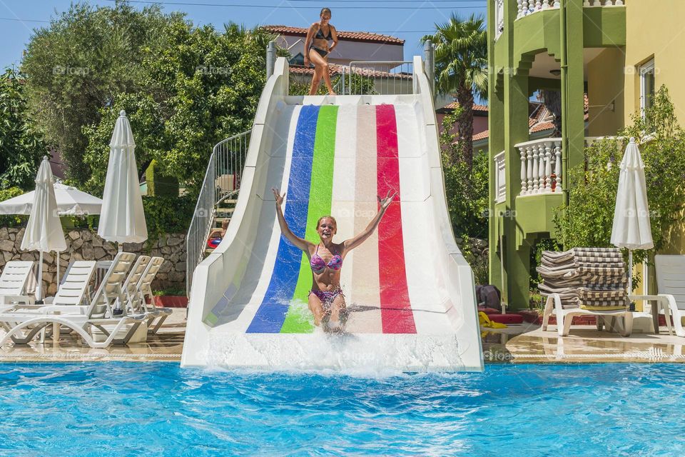 waterslides