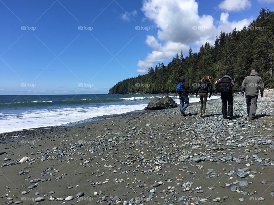 Juan the Fuca trail by the ocean