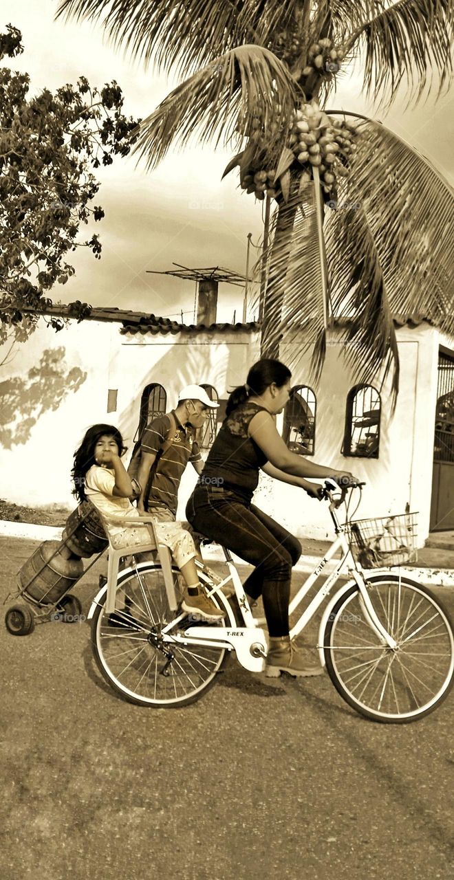 family in gas purchase