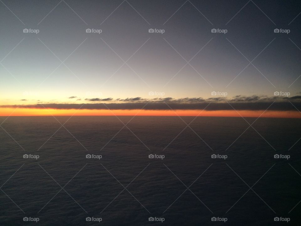 Sunsetting from the sky