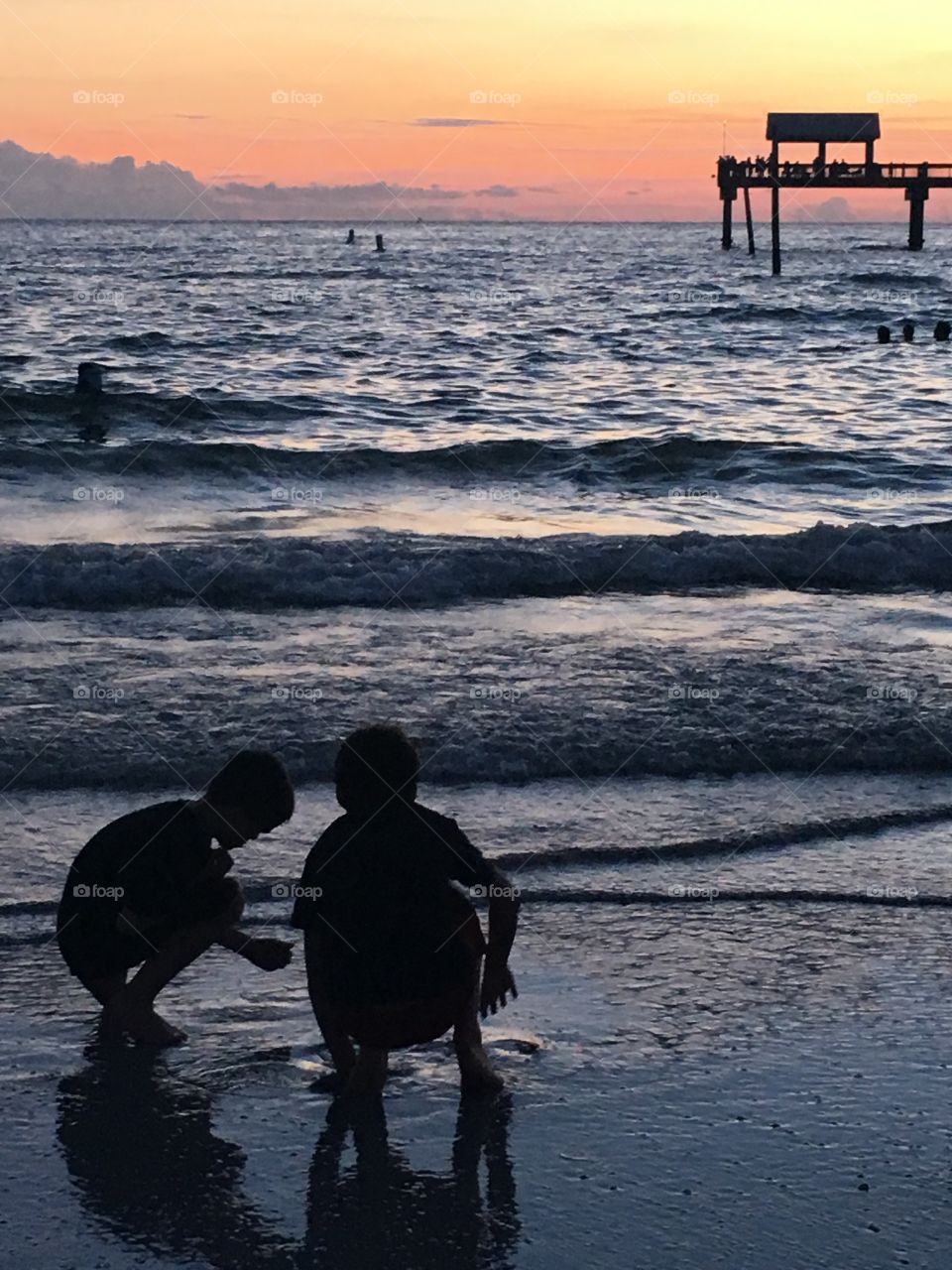 Clearwater, FL, at dusk 