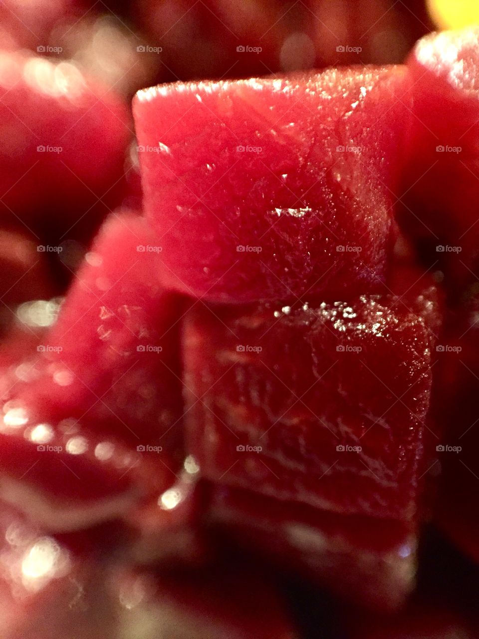 Cubed Beetroot