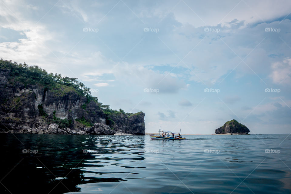 island and boat