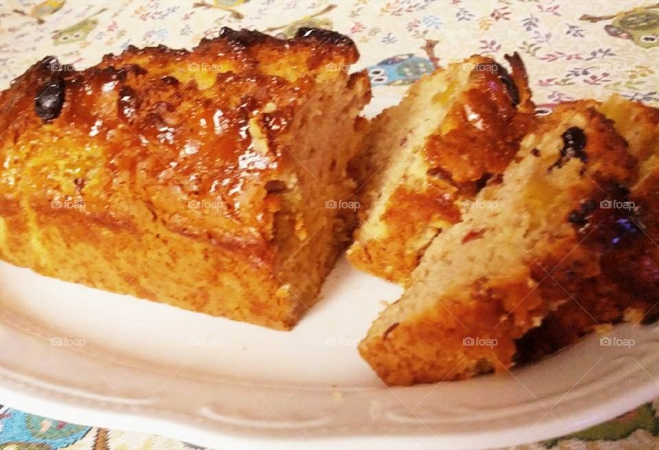 Breakfast with bara brith