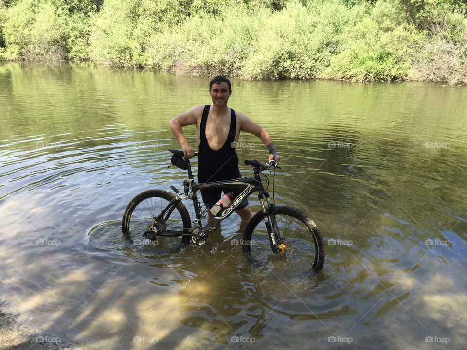 Bike on the river