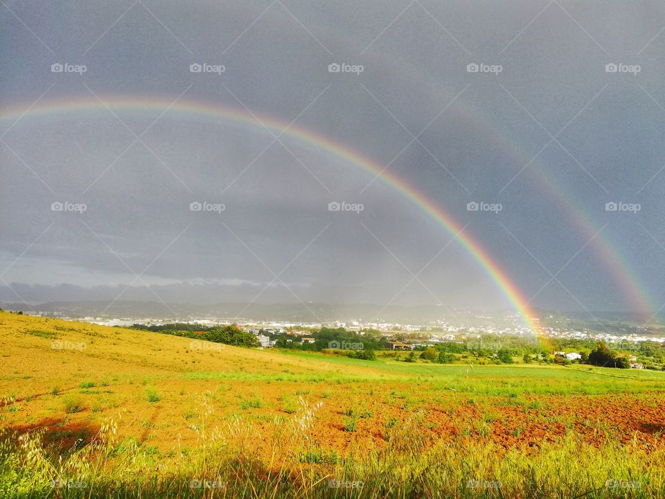 Panorama with Rainbow