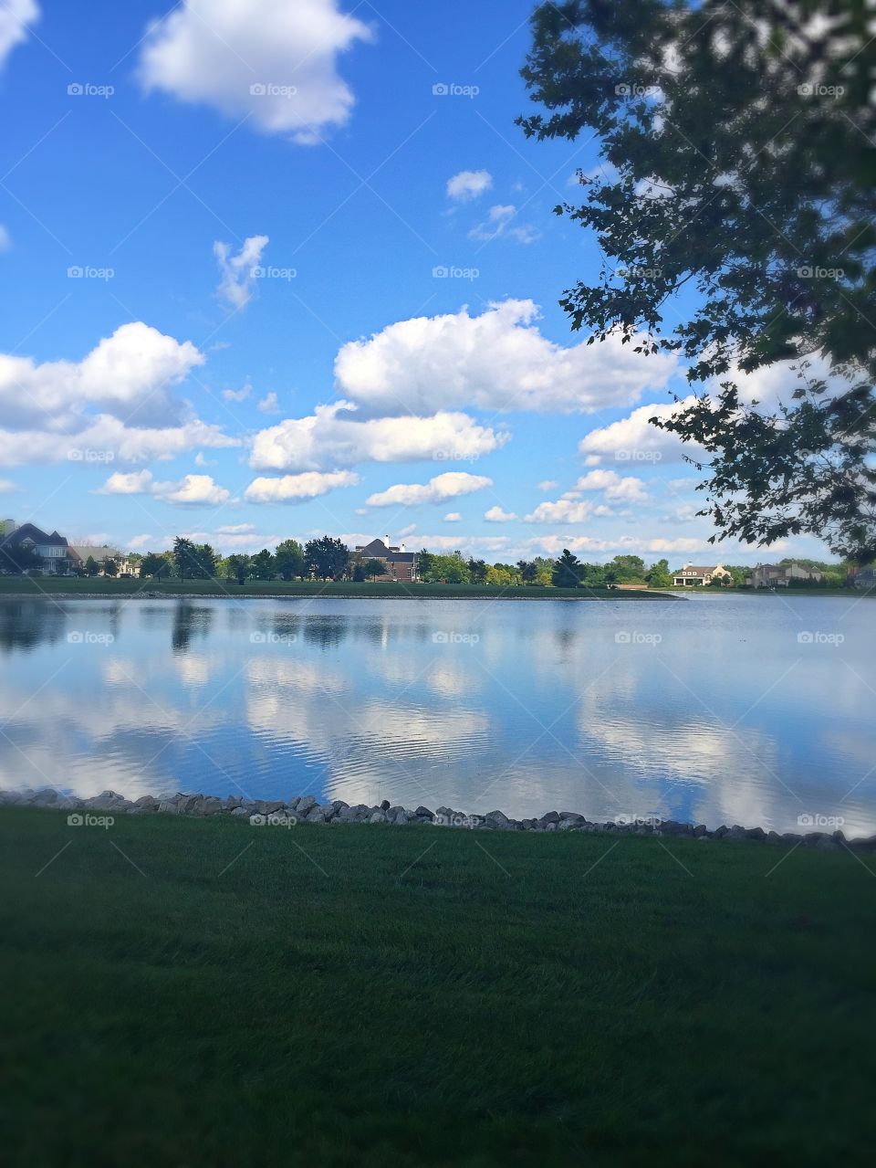 Reflective lake