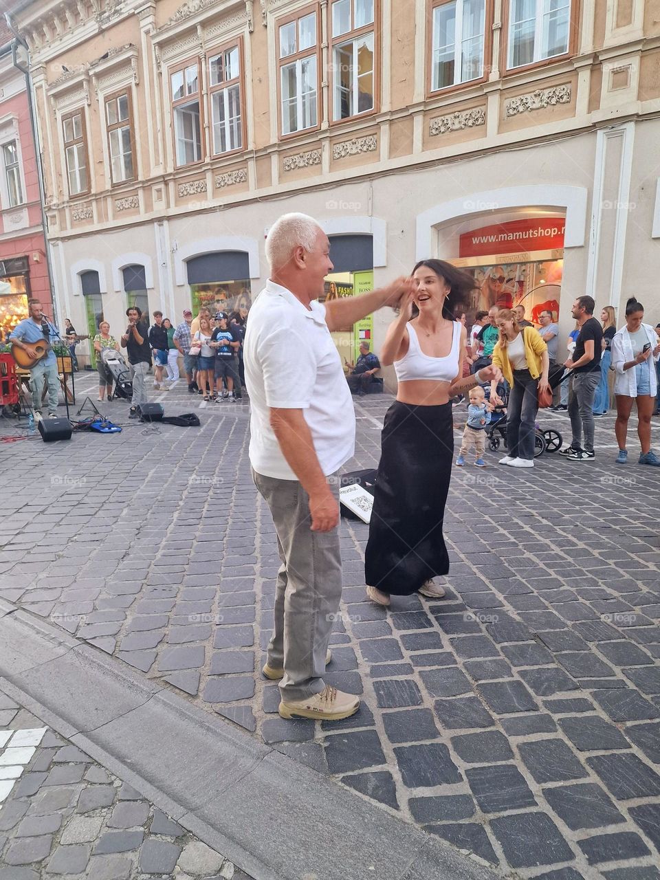 dancing in the street