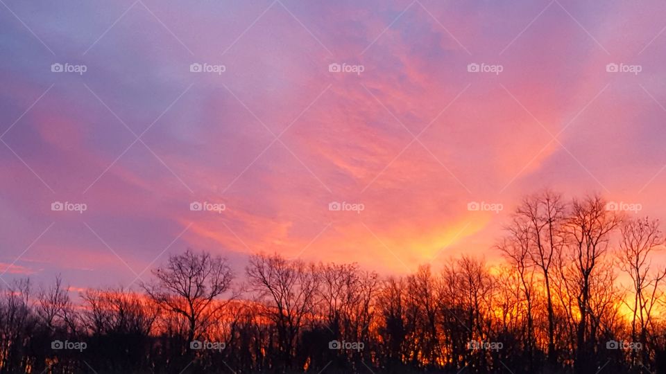 View of dramatic sky