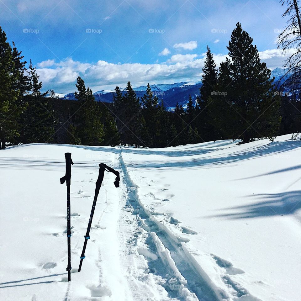 Nearly impossible to run above 10,000 ft...so much snow...😬