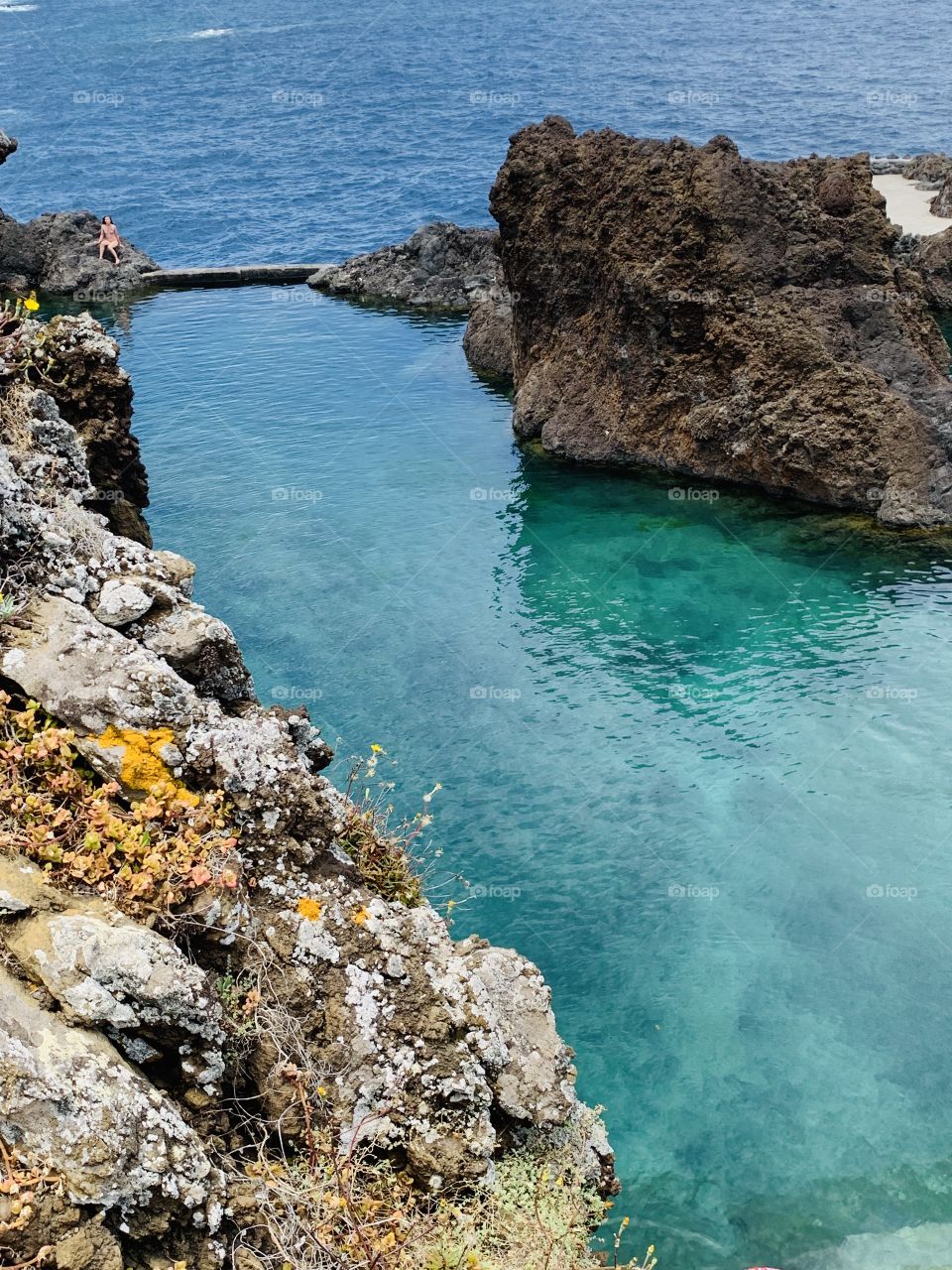 Natural rock pool Madeira