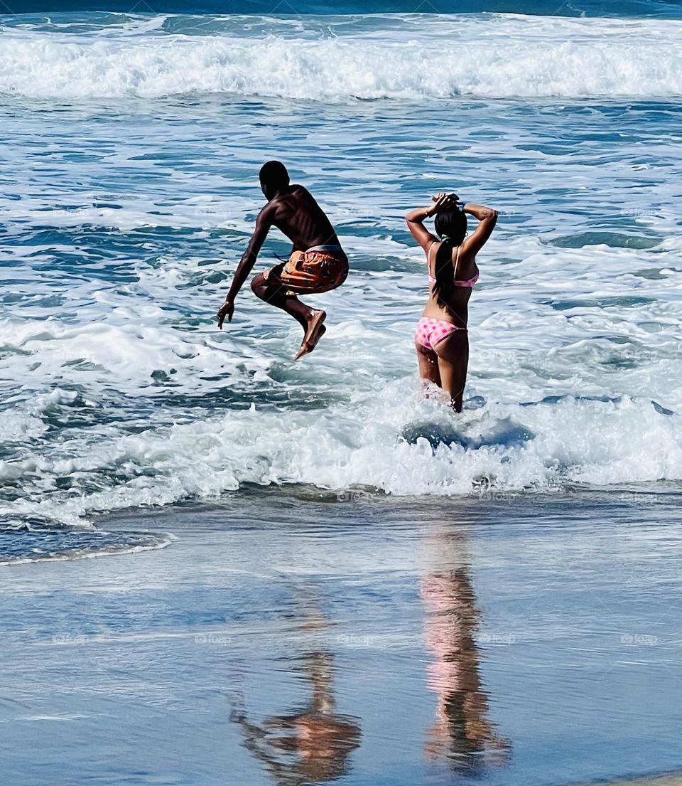 Jumping Over the waves