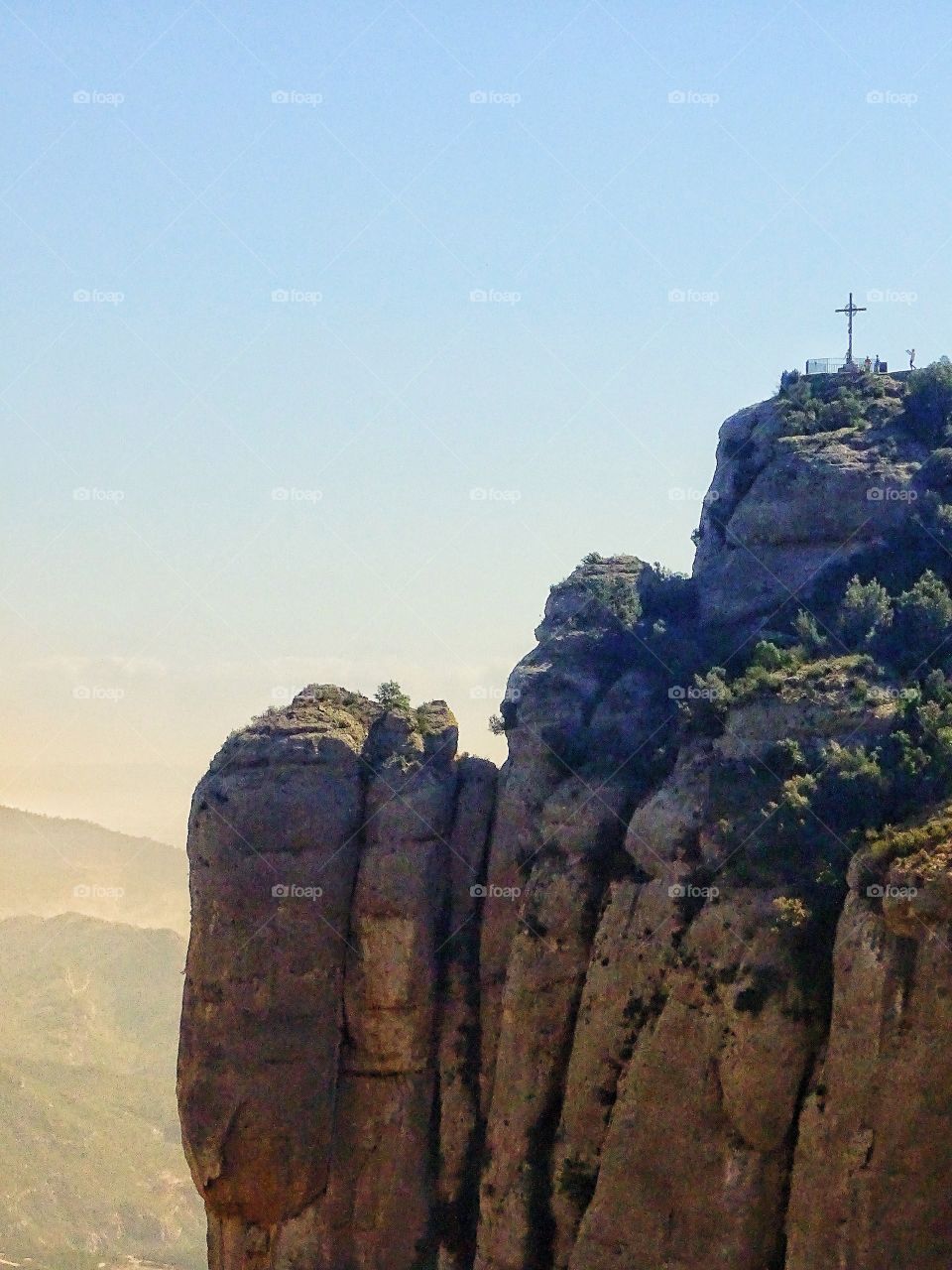 The monastery of Montserrat in Barcelona
