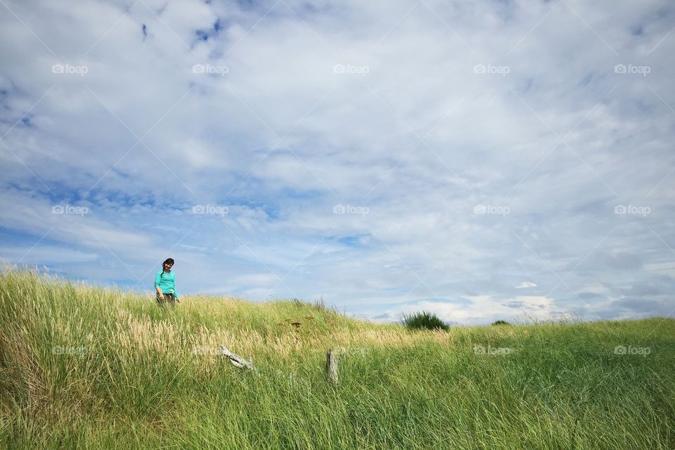 Walk in the field 