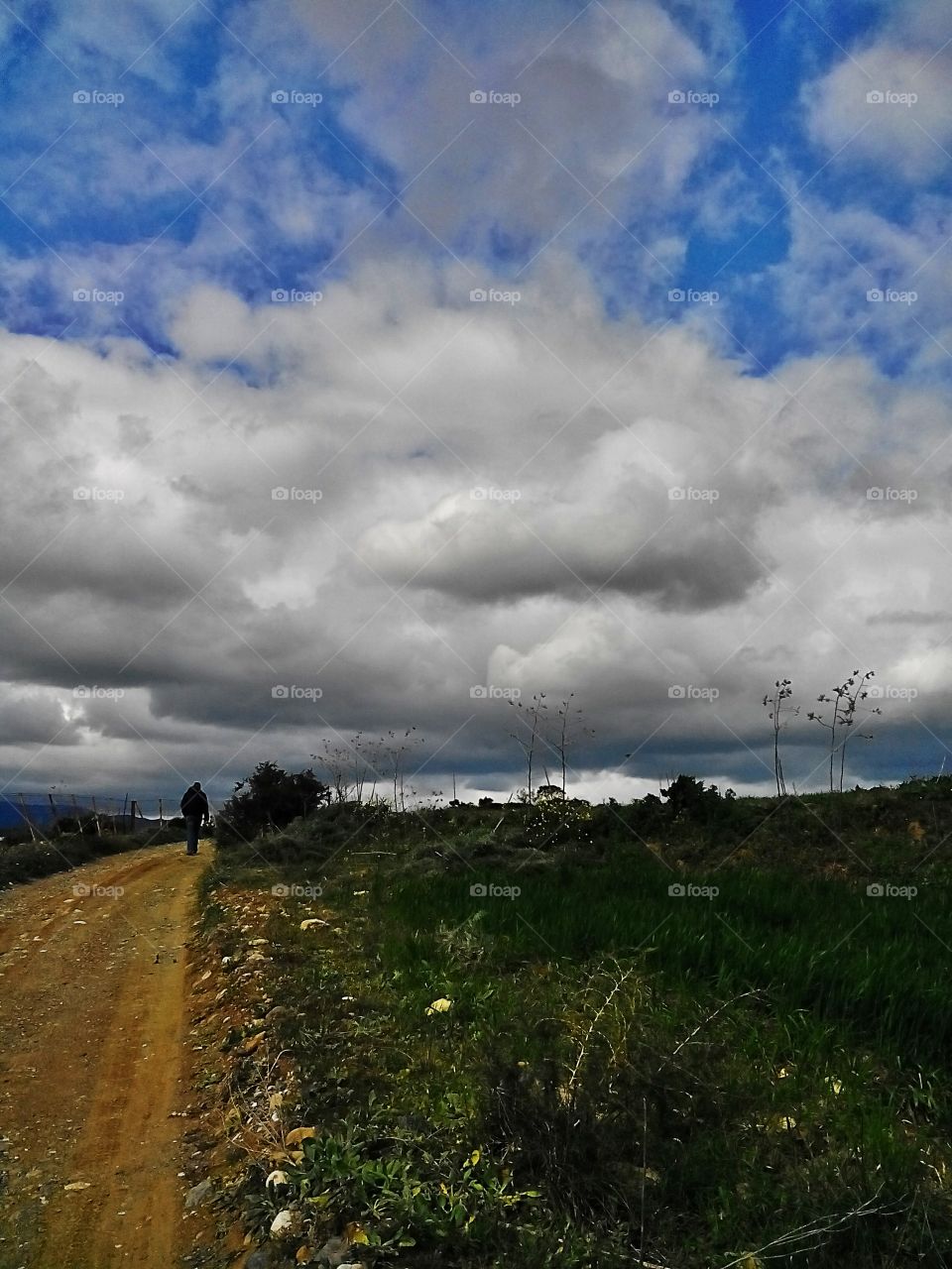 Beautiful sky with heavy cloud 