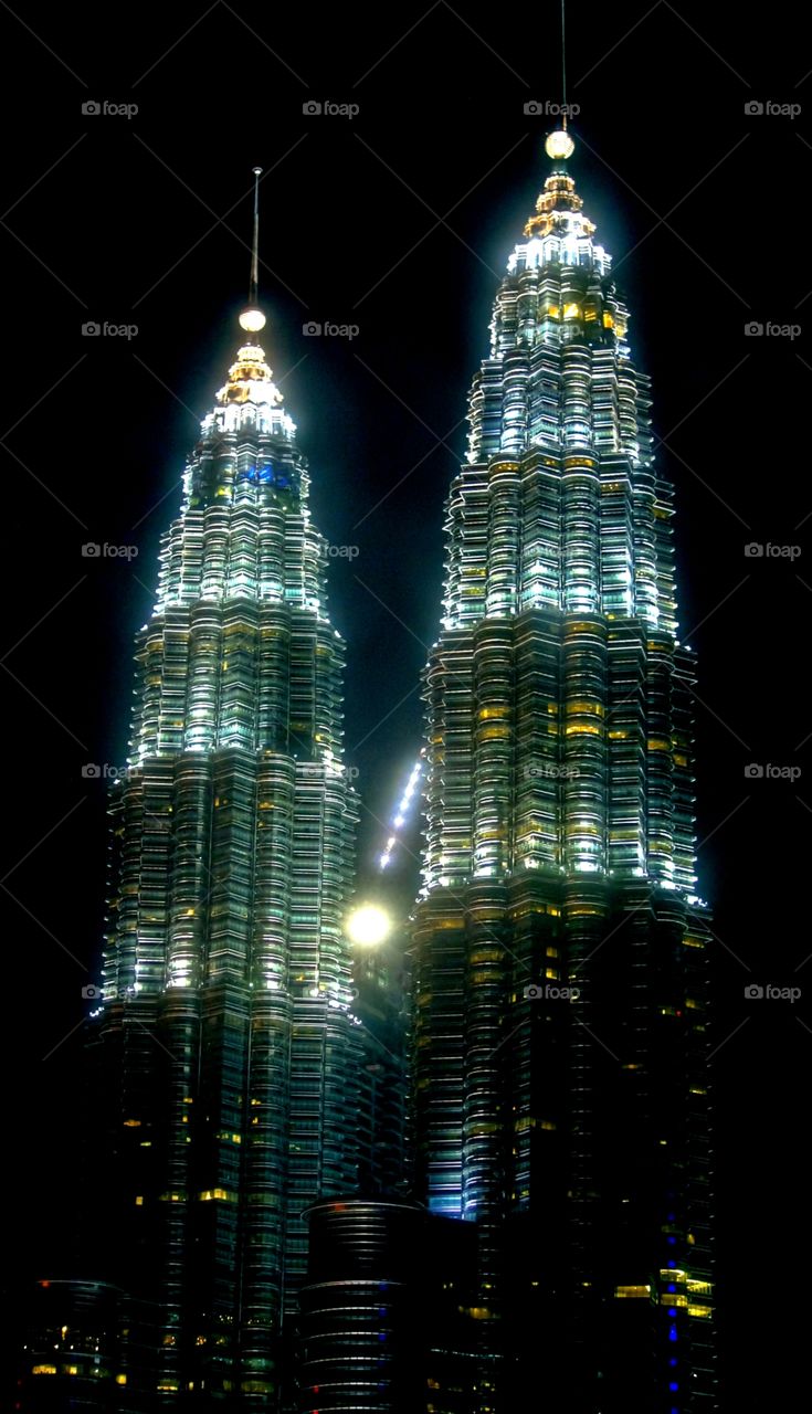 Shiny Petronas tower...