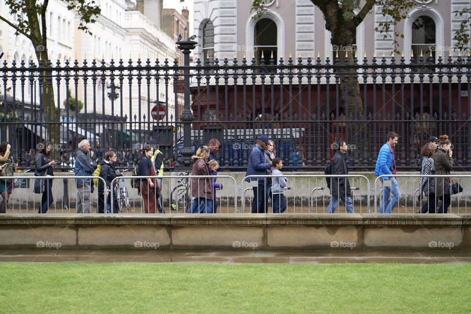 Queue at the museum