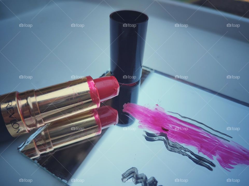 Red lipstick