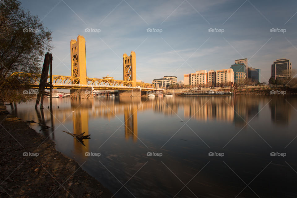 Tower bridge in Sacramento 