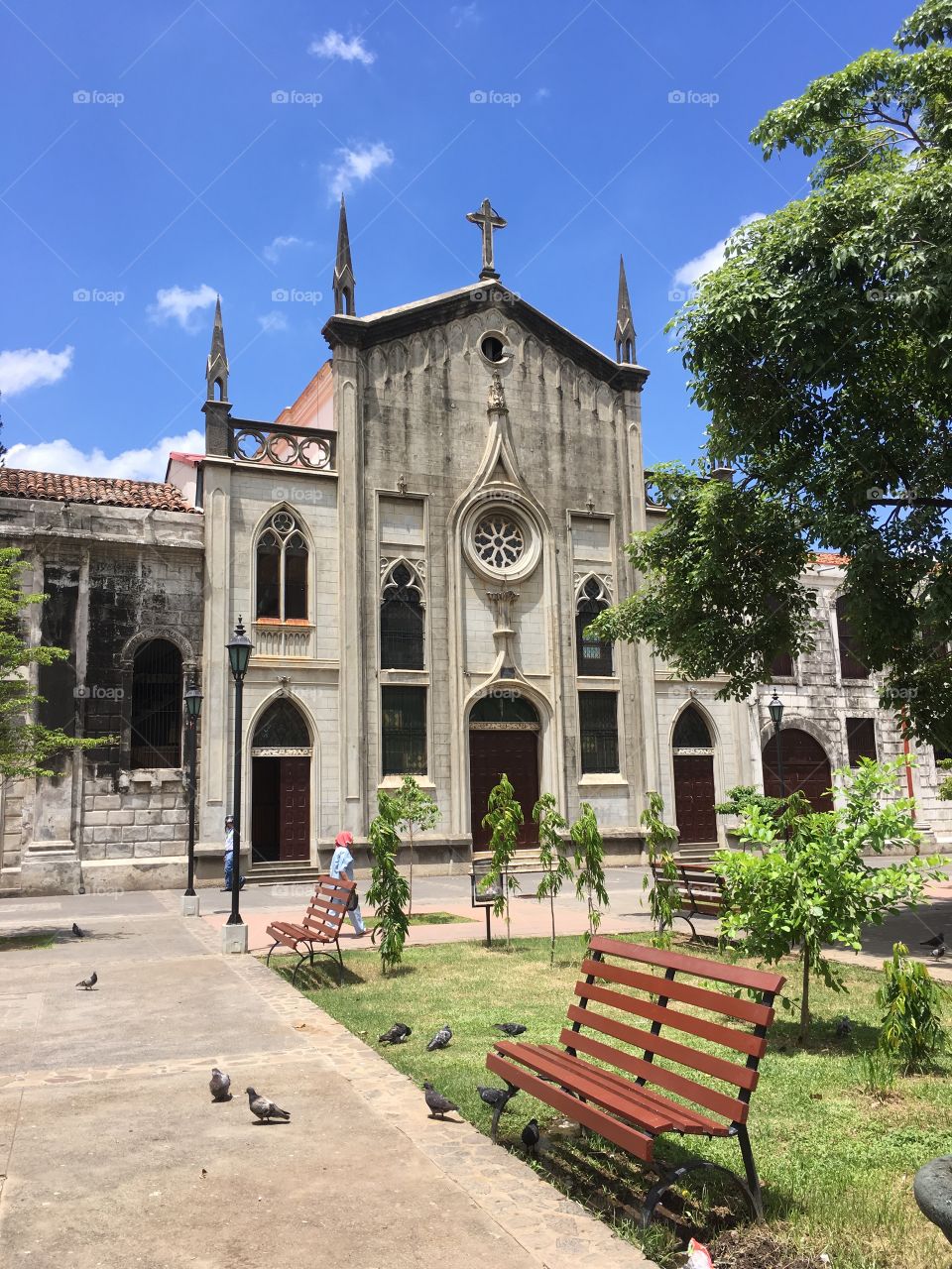 Part of the cathedral in Leon, Nicaragua 