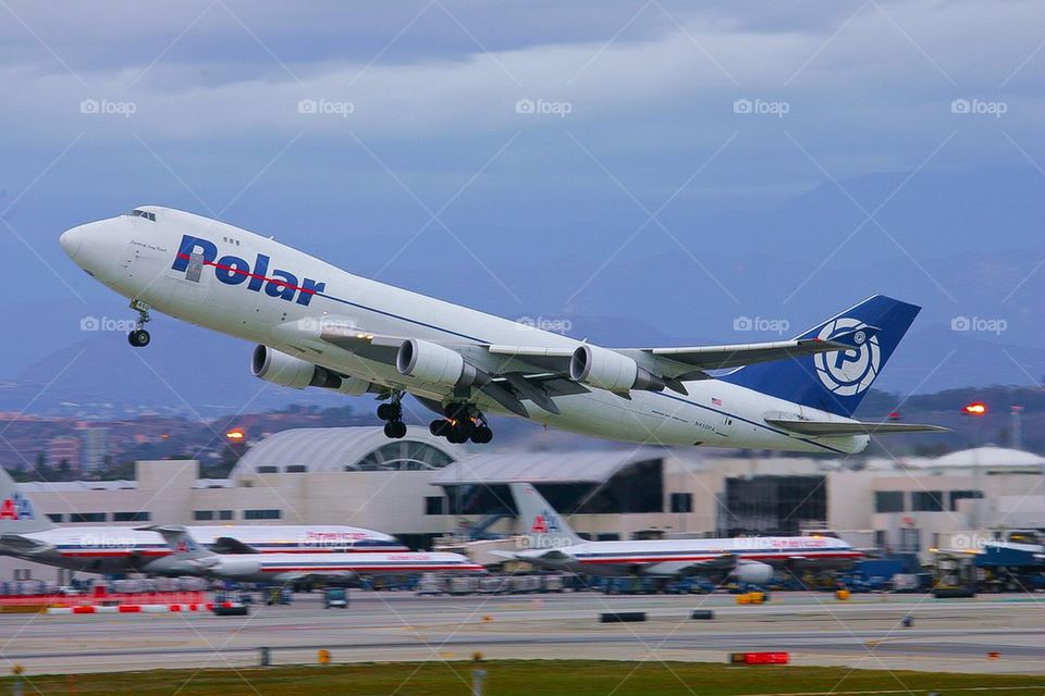 POLAR CARGO B747-400 LAX