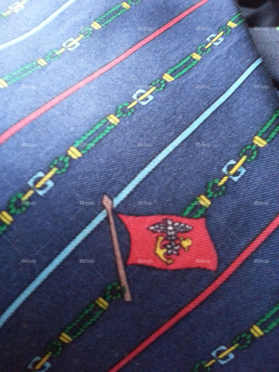 British Royal Marine tie pattern