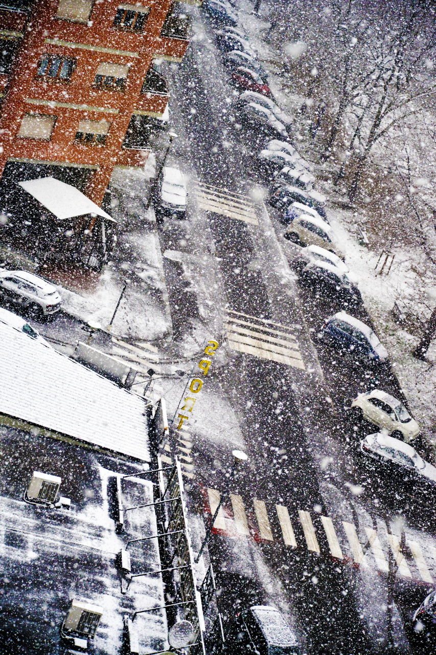 nevicata in città