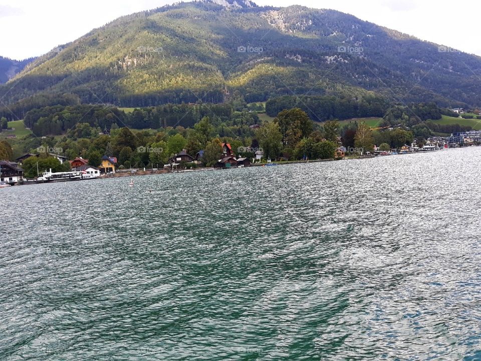 Lake view from the shore