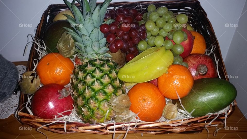 a healthy fruit basket