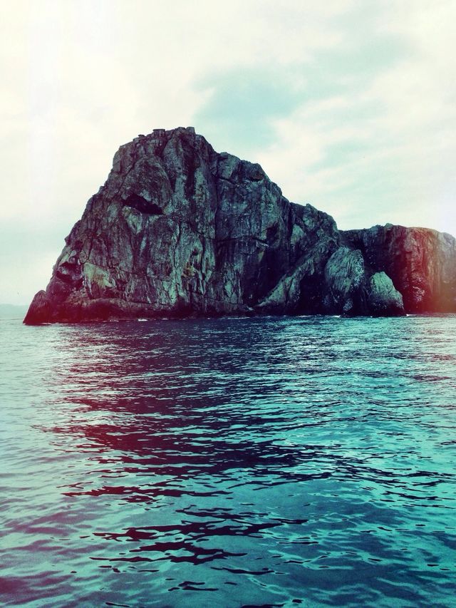 ocean sea rock cliff by themalama