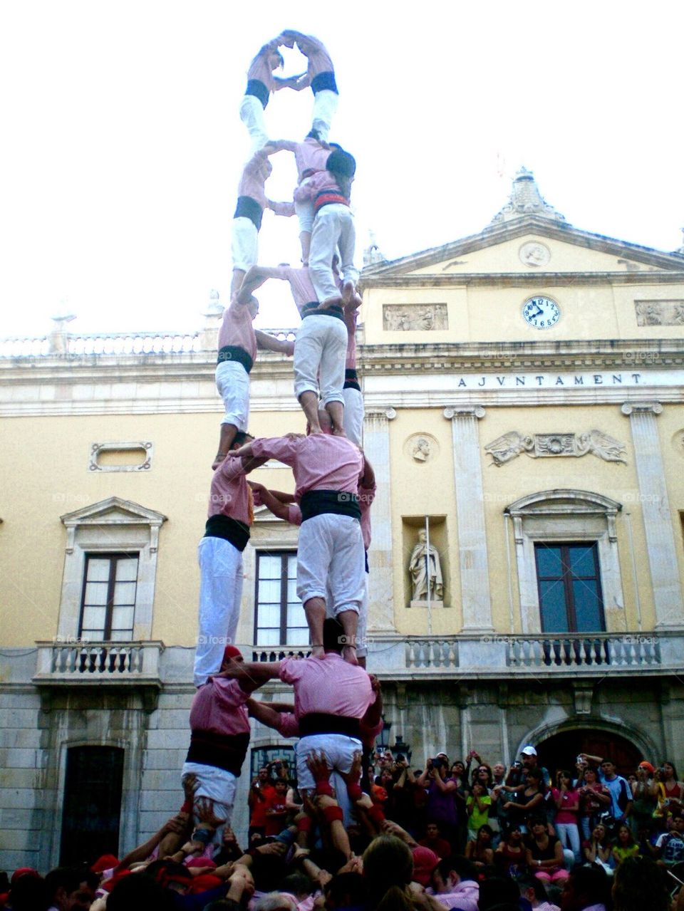 Human tower 