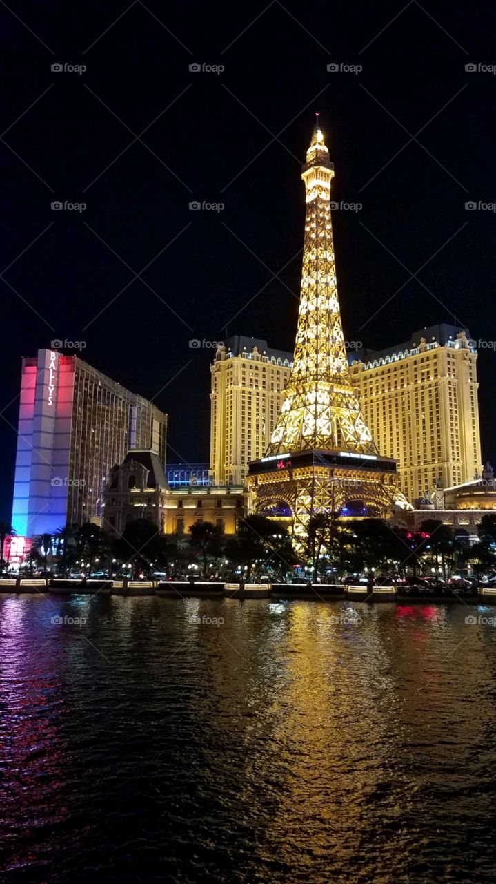Eiffel Tower in Las Vegas, NV. USA