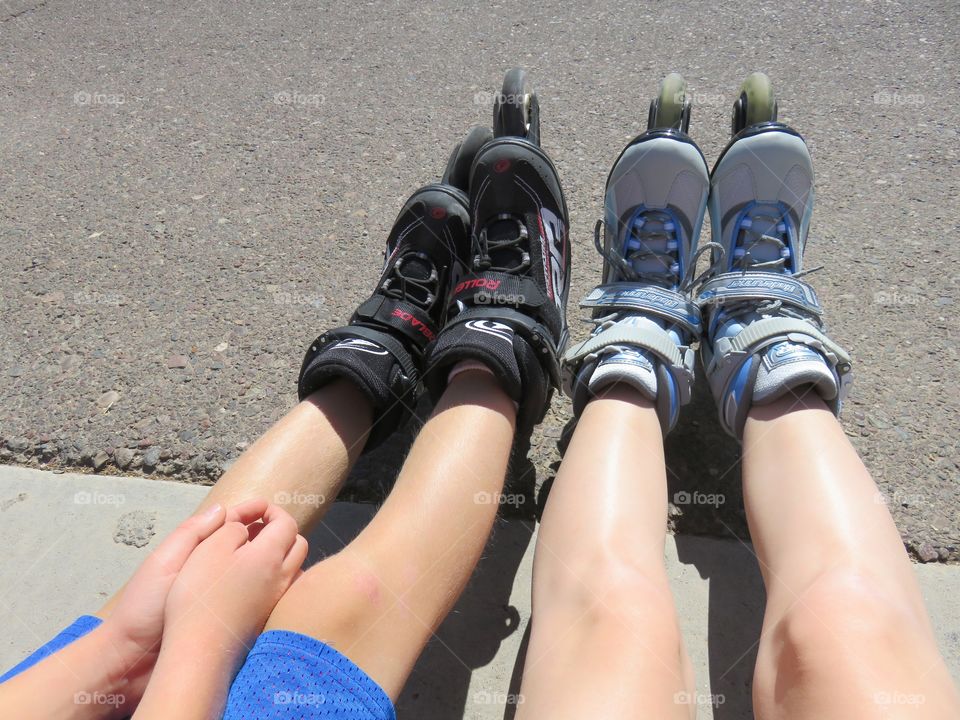 rollerblading