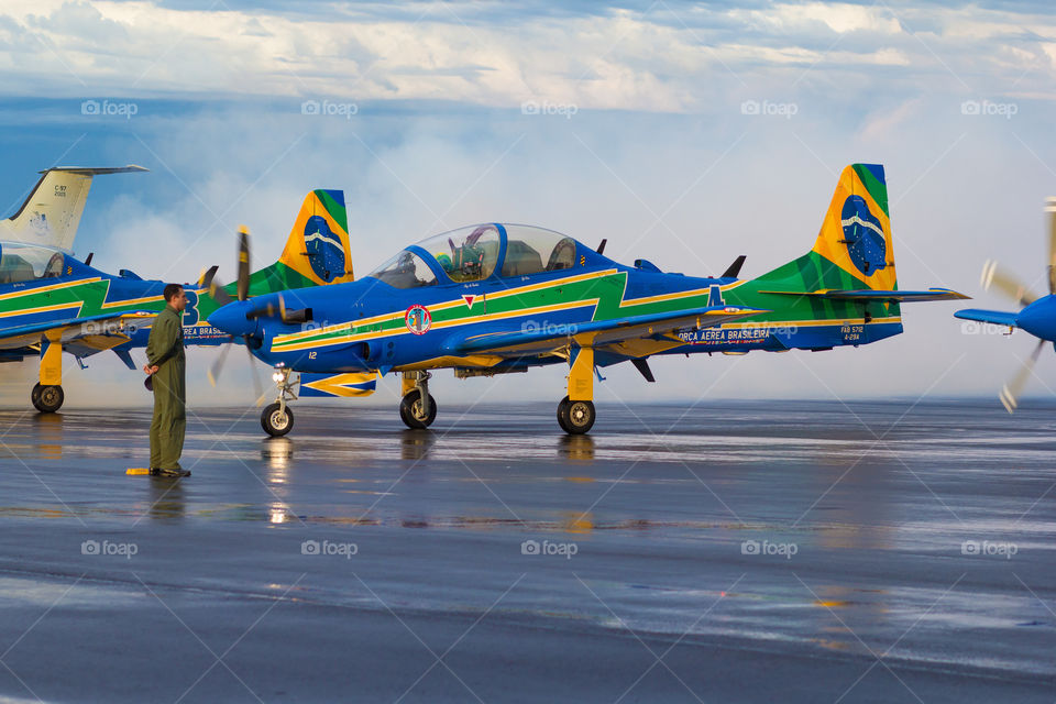 Brazilian Air Force Acrobatic Team "Esquadrilha da Fumaça" 