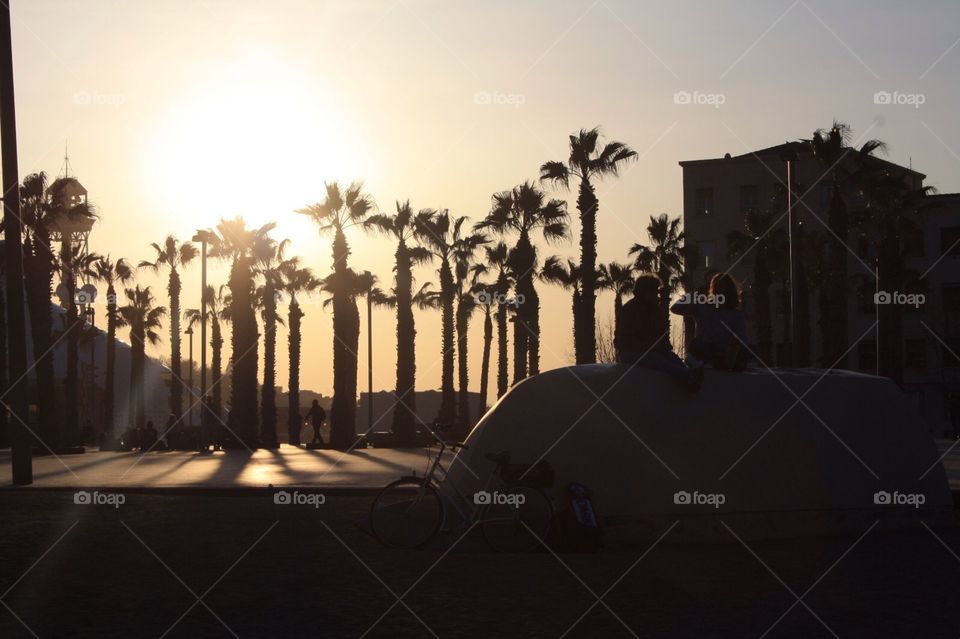 Moment at Barceloneta