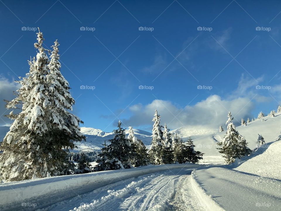 Winter in the mountains 🏔