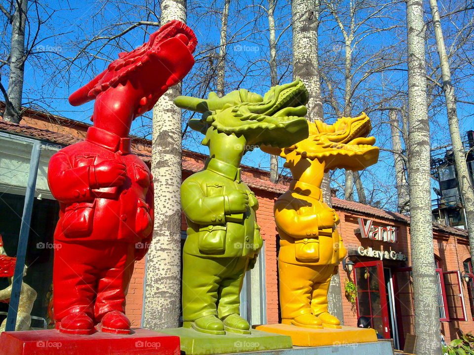 A Symbolic Sculpture @ Disigner District Beijing