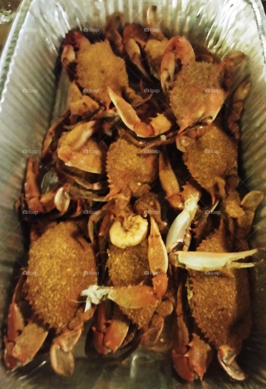 Steamed Crabs