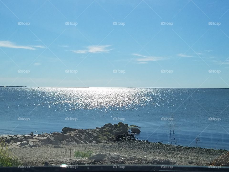 Water, Sea, No Person, Seashore, Beach