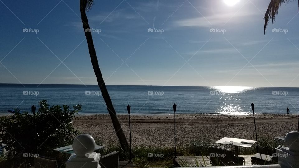 Fort Lauderdale beach breakfast view from ocean 2000 restaurant