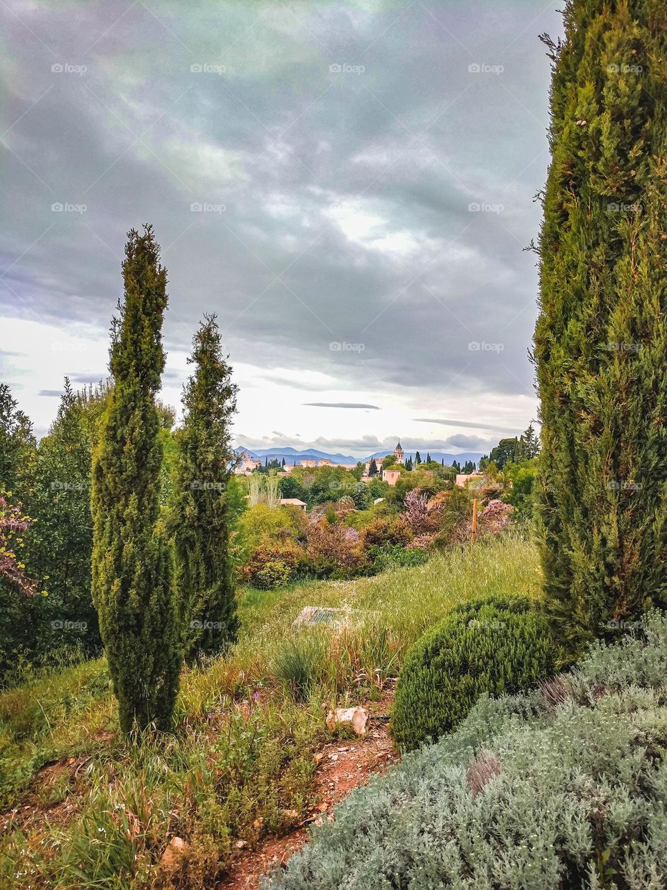 park in Granada, Spain