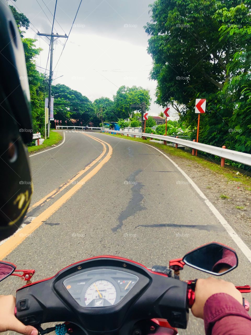 Long drive with love on a motor cycle!🏍